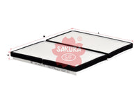 Cabin Air Filter (ဒြပ်စင်)၊ SAKURA၊ 52485513၊ CA-6501-S၊ CHEVROLET (123005)