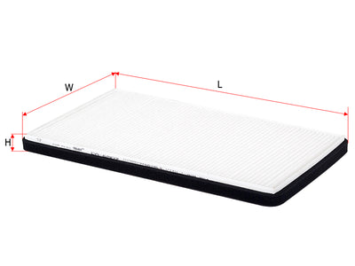 SAKURA,, Cabin Air Filter (Element), 90509367, CA-6507, OPEL