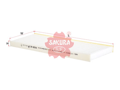 SAKURA,, Cabin Air Filter (Element), 90464424, CA-6508, VAUXHALL