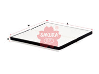 SAKURA,, Cabin Air Filter (Element), 95861-65D00, CA-6511-S, SUZUKI