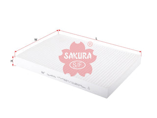 SAKURA,, Cabin Air Filter (Element), 13175554, CA-6515, SATURN