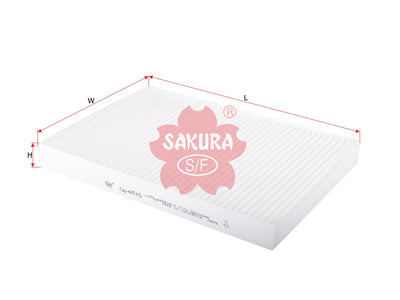SAKURA,, Cabin Air Filter (Element), 13175554, CA-6515, SATURN