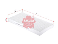 SAKURA,, Cabin Air Filter (Element), 93172299, CA-6516, SAAB