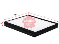 SAKURA,, Cabin Air Filter (Element), 96554421L, CA-65170, CHEVROLET