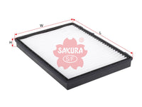 SAKURA,, Cabin Air Filter (Element), 96440878, CA-65180, VAUXHALL