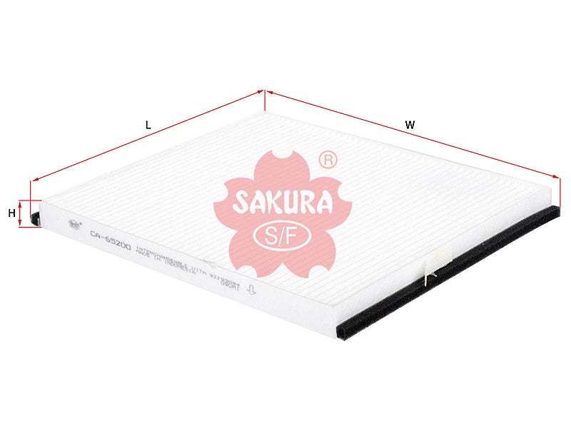 SAKURA,, Cabin Air Filter (Element), 92193094L, CA-65200, CHEVROLET