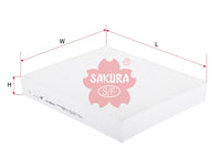 SAKURA,, Cabin Air Filter (Element), 13503675, CA-65210, VAUXHALL