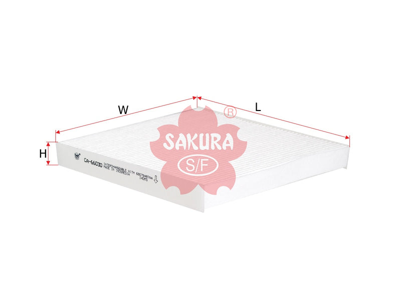 SAKURA,, Cabin Air Filter (Element), 68079487AA, CA-66030, JEEP