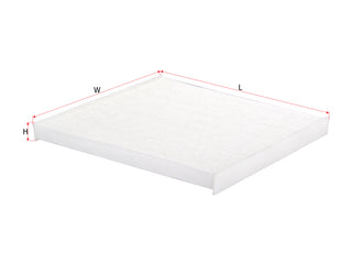 SAKURA,, Cabin Air Filter (Element), 68223044AA, CA-66050, JEEP