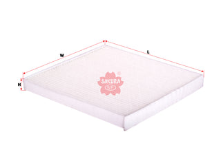 Cabin Air Filter၊ SAKURA၊ 16 137 330 80၊ CA-70020၊ CITROEN (128688)