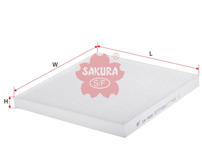 SAKURA,, Cabin Air Filter (Element), BOA91559, CA-79200, FREIGHTLINER