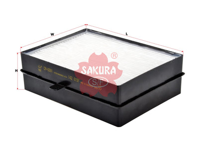 SAKURA,, Cabin Air Filter (Element), C1420197, CA-8301, SCANIA