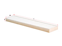 SAKURA,, Cabin Air Filter (Element), 10264941, CA-89160, SAIC