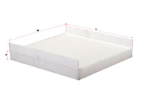 SAKURA,, Cabin Air Filter (Element), 56567004, CA-89170, SAIC