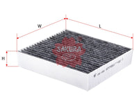 SAKURA,, Cabin Air Filter (Element), MR958017, CAC-1002, MITSUBISHI