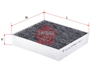 SAKURA,, Cabin Air Filter (Element), MR958017, CAC-1002, MITSUBISHI