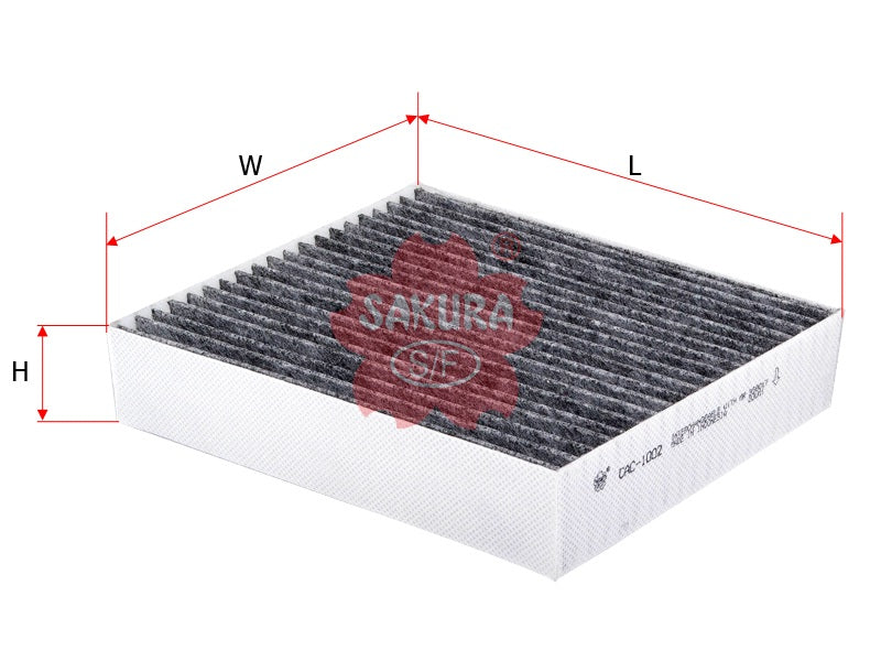 SAKURA,, Cabin Air Filter (Element), MR958017, CAC-1002, MITSUBISHI