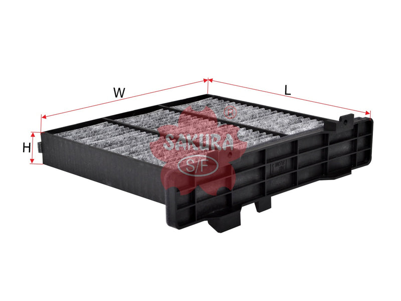 ไส้กรองอากาศแอร์(Element), SAKURA, 7803A027, CAC-10100, MITSUBISHI (124978)