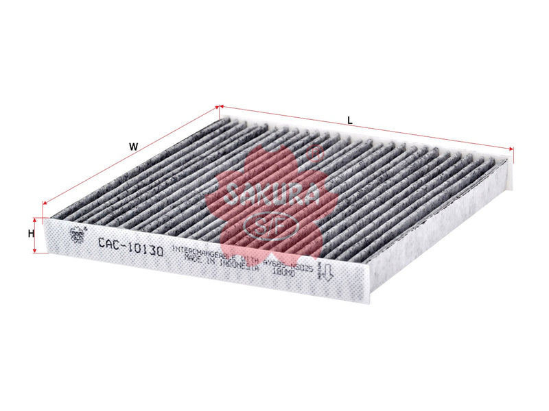 SAKURA,, Cabin Air Filter (Element), 7850A002, CAC-10130, CITROEN