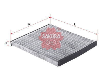 ไส้กรองอากาศแอร์(Element) SAKURA, 88508-48020, CAC-1102, LEXUS (124288)