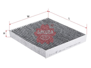 Cabin Air Filter (ဒြပ်စင်)၊ SAKURA၊ 87139-50060၊ CAC-1114၊ TOYOTA (123785)