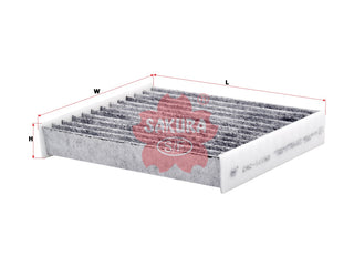 Cabin Air Filter (ဒြပ်စင်)၊ SAKURA၊ 88510-BZ130၊ CAC-11160၊ TOYOTA (124369)