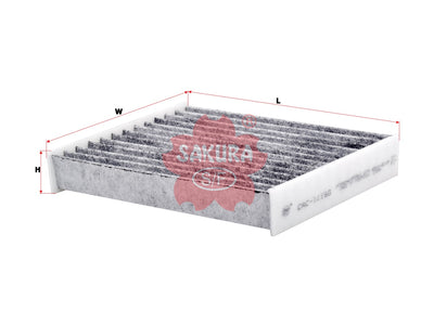 Cabin Air Filter (ဒြပ်စင်)၊ SAKURA၊ 88510-BZ130၊ CAC-11160၊ TOYOTA (124369)