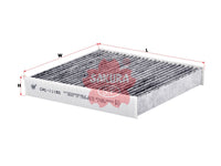 SAKURA,, Cabin Air Filter (Element), 87139-26010N, CAC-11180, TOYOTA