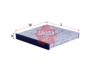 ไส้กรองแอร์(Element) , SAKURA, 999-06850M2-038, CAC-11230, TOYOTA (124255)