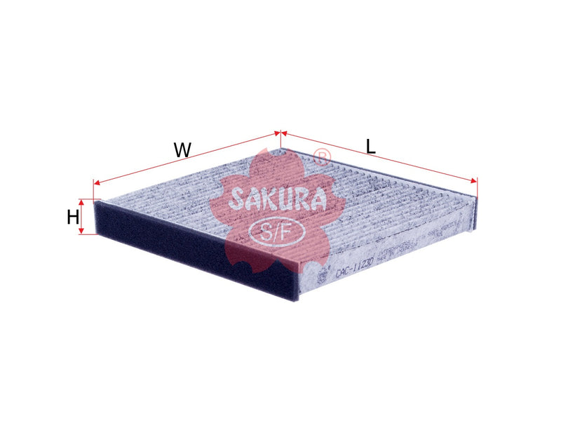 SAKURA,, Cabin Air Filter (Element), 999-06850M2-038, CAC-11230, TOYOTA