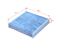 SAKURA,, Cabin Air Filter (Element), 88568-BZ050-001, CAC-11330, TOYOTA