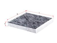 SAKURA,, Cabin Air Filter (Element), 88568-BZ060-001, CAC-11340, DAIHATSU