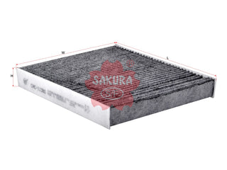 Cabin Air Filter (Element)၊ SAKURA၊ P903539၊ CAC-11380၊ TOYOTA (124072)