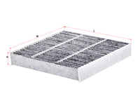 SAKURA,, Cabin Air Filter (Element), 87139-30100-79, CAC-11400, TOYOTA