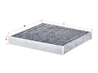 SAKURA,, Cabin Air Filter (Element), 95861-58M00-000, CAC-14080, SUZUKI