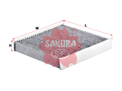 ไส้กรองอากาศแอร์(Element), SAKURA, 95850M68P00, CAC-14160, SUZUKI (123921)