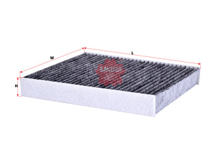 SAKURA,, Cabin Air Filter (Element), 8-97553734-0, CAC-15030, ISUZU