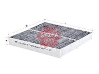 Cabin Air Filter (ဒြပ်စင်)၊ SAKURA၊ 80292-SCA-G01၊ CAC-1601-S၊ HONDA (126238)