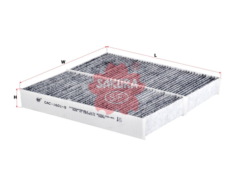 SAKURA,, Cabin Air Filter (Element), 80292-SCA-G01, CAC-1601-S, HONDA