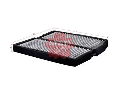 SAKURA,, Cabin Air Filter (Element), DC35-61-J6X, CAC-1702, MAZDA