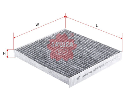SAKURA,, Cabin Air Filter (Element), 05058381AA, CAC-1705, JEEP