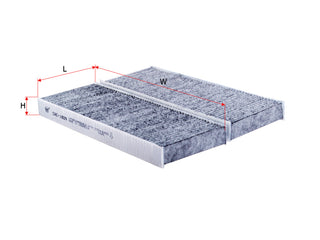 SAKURA,, Cabin Air Filter (Element), 27274-EA000+27274-EA000, CAC-1809-S, NISSAN