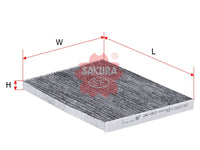ไส้กรองอากาศห้องโดยสาร(Element), SAKURA, 95861-51Z00, CAC-1810, NISSAN (123897)