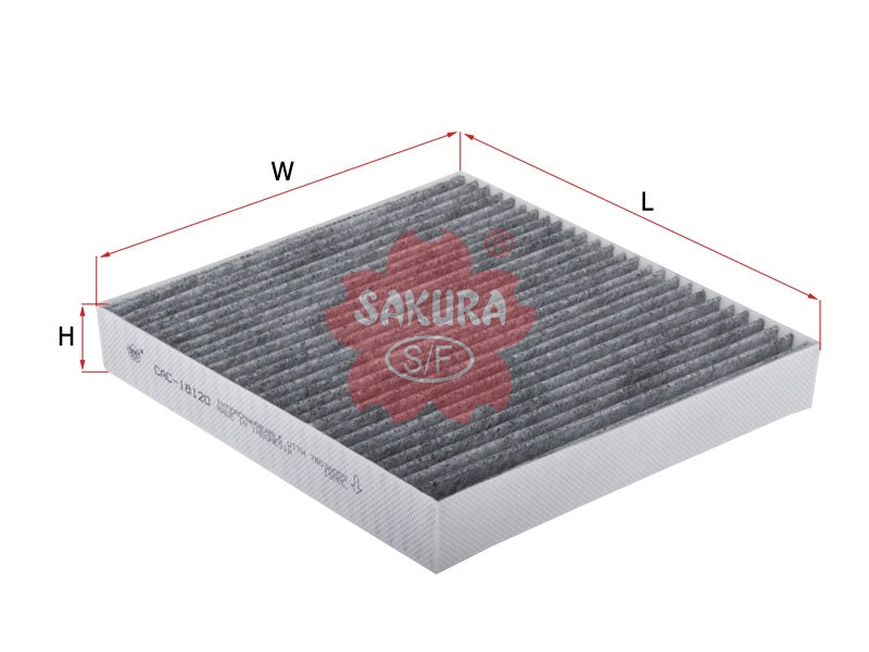 SAKURA,, Cabin Air Filter (Element), P903509, CAC-18120, CITROEN