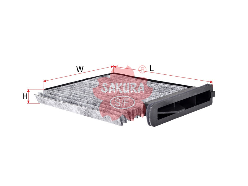 ไส้กรองอากาศแอร์(Element) , SAKURA, 27891-ED50A-A129, CAC-18190, NISSAN (125267)