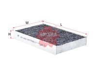 SAKURA,, Cabin Air Filter (Element), 272772100R, CAC-18200, NISSAN