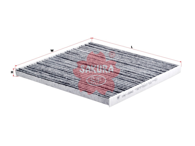 SAKURA,, Cabin Air Filter (Element), B7277-JN20B, CAC-18340, NISSAN