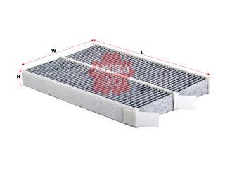 Cabin Air Filter (ဒြပ်စင်)၊ SAKURA၊ 647993၊ CAC-21110-S၊ CITROEN (126950)