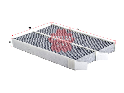 SAKURA,, Cabin Air Filter (Element), 647993, CAC-21110-S, CITROEN