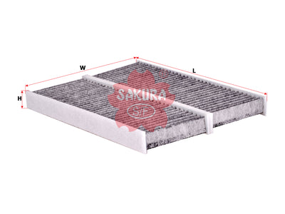 SAKURA,, Cabin Air Filter (Element), 9814237680, CAC-21120-S, PEUGEOT